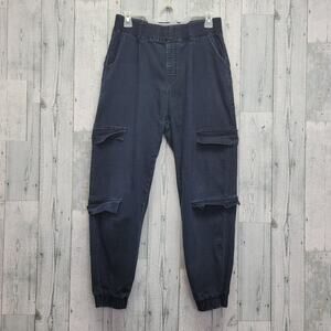 VIP Juniors Size 13 Cotton Blend Faux Pockets Stretch Waist Jogger Pants